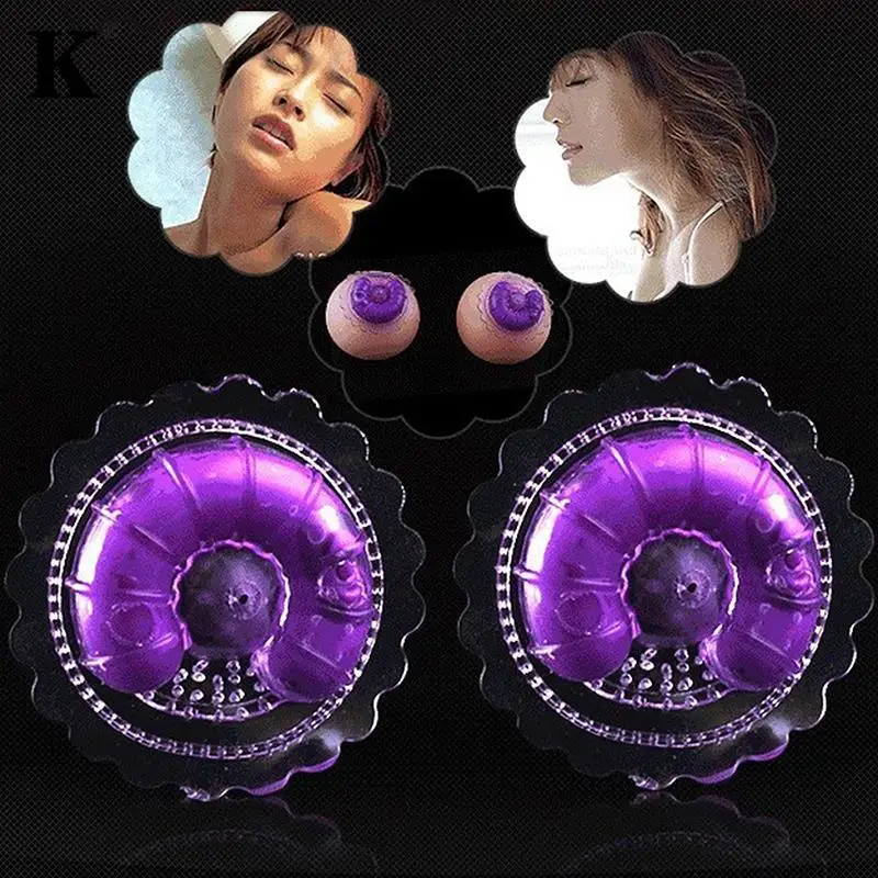 1 Pair Nipple Clip Vibrators Nipple Breast Massage G spot Stimulation Nipple Sticker Vibrators Sex Toys for Women