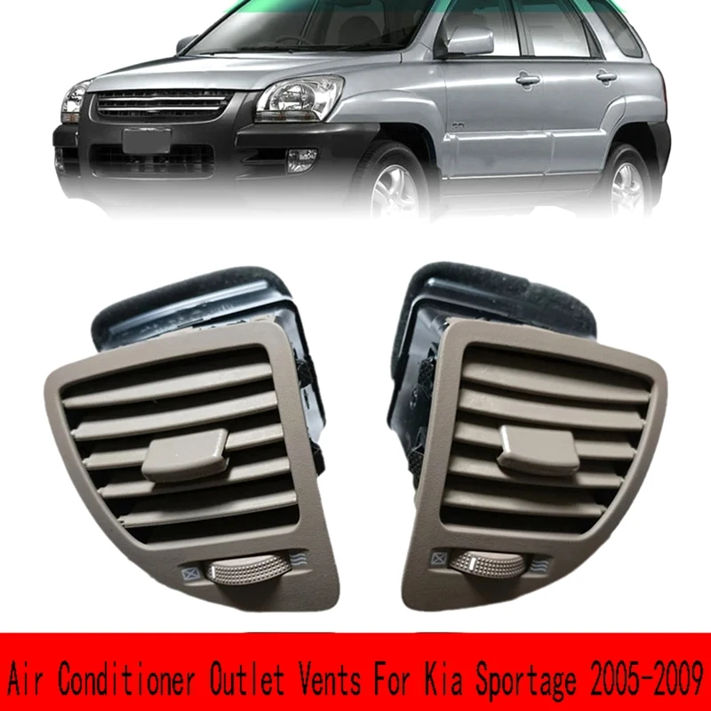 Dashboard Left Air Conditioner Outlet Vents Assembly Air Outlet Vent Duct For Kia Sportage 2005-2009 974801F000 Replacement