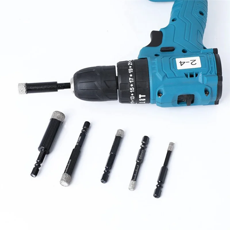 

Набор сверл для паяной плитки ABHI-7 шт., многофункциональный набор для открывания отверстий для кирпича и алмазов