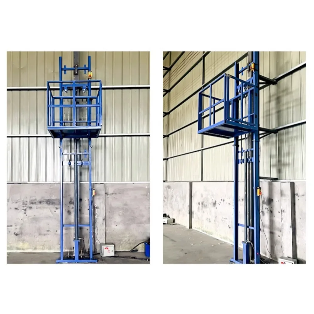 Custom Hydraulic Goods Lift for Home & Shop, Fixed Freight Elevator Solution, Small Electric Platform