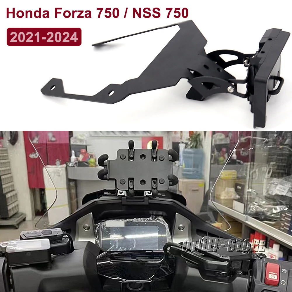 

Motorcycle Front Phone Stand Holder GPS Navigaton Plate Bracket For Honda NSS750 NSS 750 Forza 750 FORZA750 Forza750 2021-2024