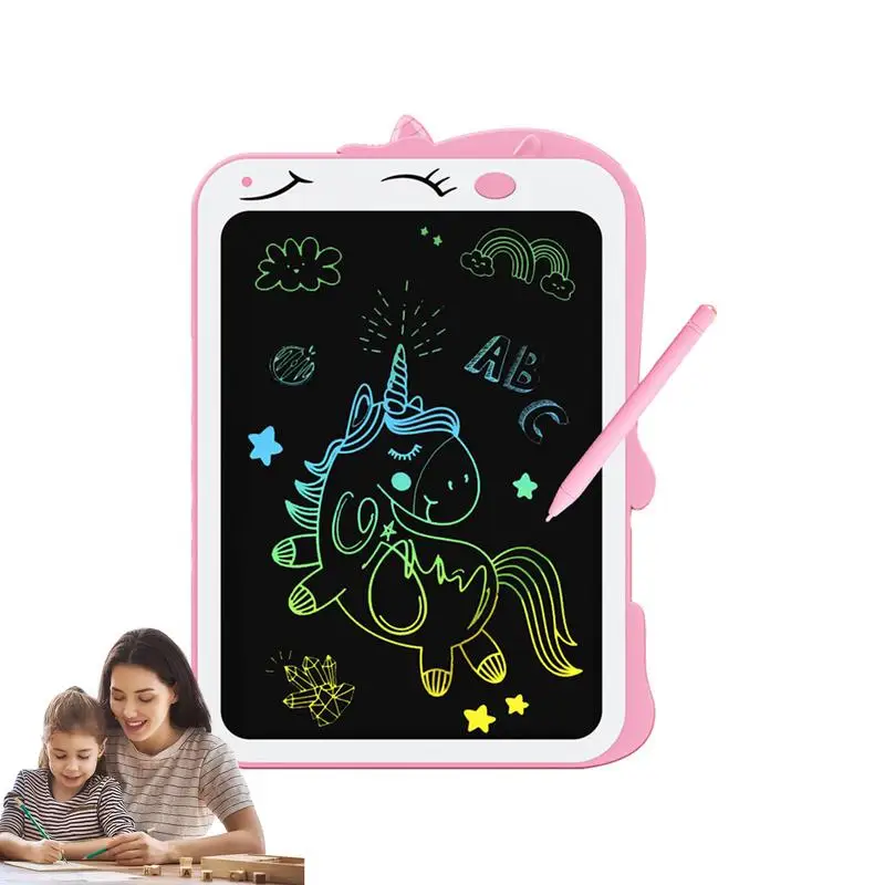 Tablette d'écriture LCD pour enfants, tablette à dessin pour tout-petits, ardoise, bloc-notes, cadeau d'anniversaire de Noël, 2 ans, 3 ans, 4 ans, 5 ans, 6 ans, 7 ans, 8.5 pouces