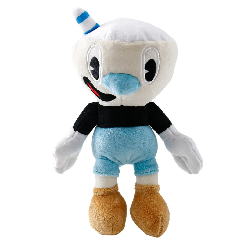 23-30cm Adventure Game Cuphead Plush Toy Mugman The Devil Legendary Chalice Plush Dolls Toys for Children Gifts