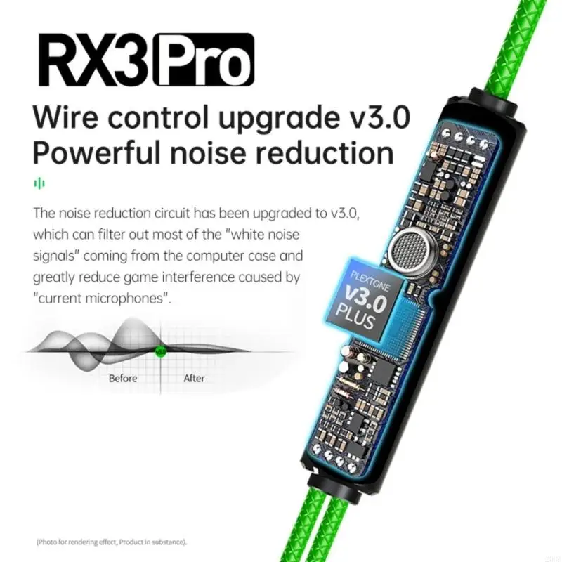 203A 1 مجموعة أذن أذن في أذن الأذن مع أذن الأذن مع إدخال الميكروفون القابل للإزالة