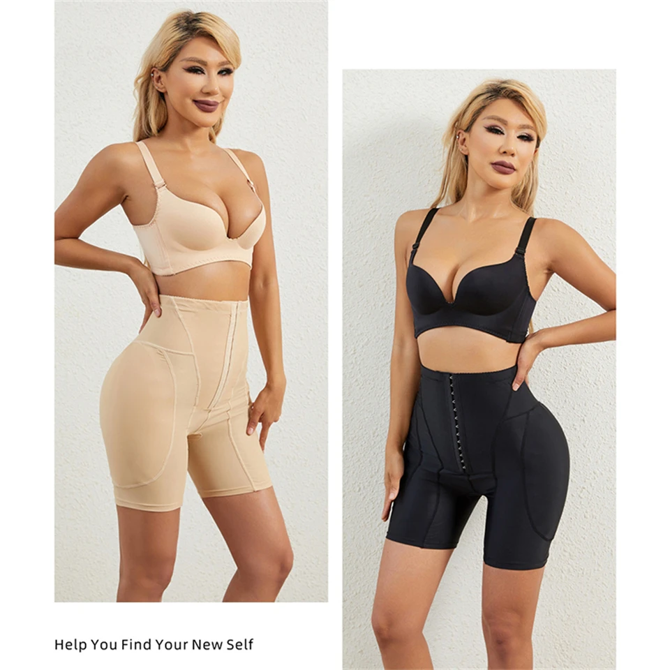 Becirzet Shapewear Damen Bauchkontrolle Po-Former Hüftpolster Hochgeschnittene Kompressions-Shapewear-Höschen – Detail 5