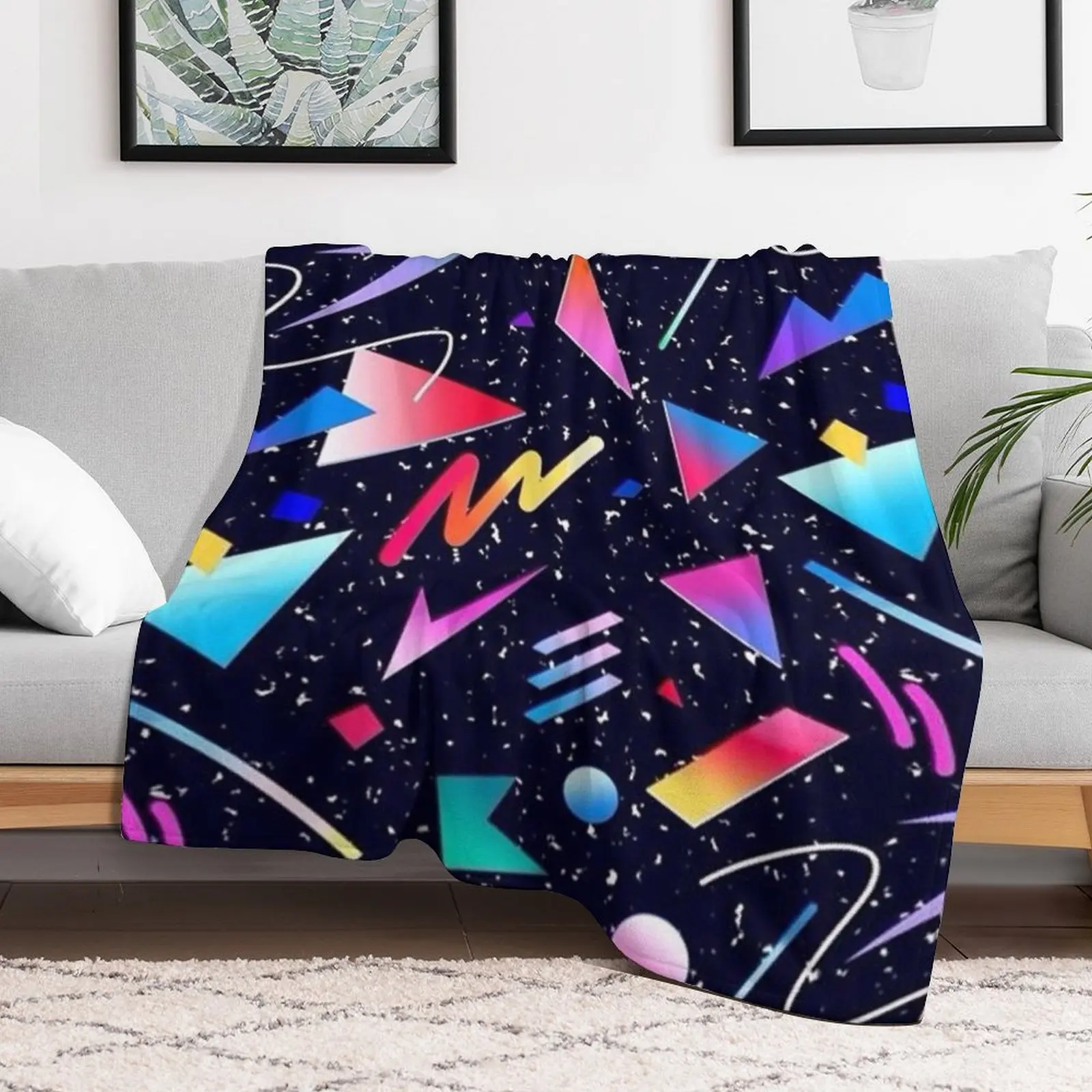 

DARK VAPORWAVE Throw Blanket Decorative Sofa Heavy Flannel Flannel Fabric Blankets