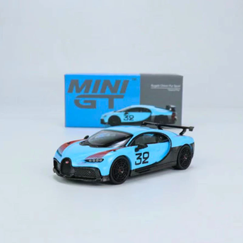 

Мини GT 1:64 модель автомобиля Chiron Pur Sport Grand Prix коллекционные подарки из сплава #487 LHD