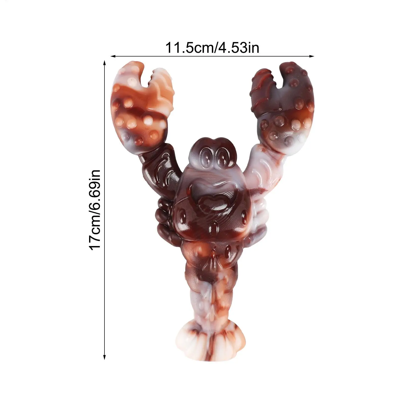 لعبة كلب جراد البحر المتينة، لعبة إثراء المضغ القوية لتخفيف القلق، تدريب الجرو واللعب التفاعلي، الاستخدام الداخلي والخارجي #3