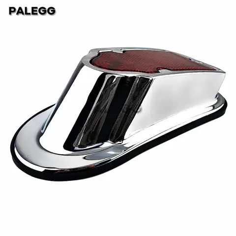 Motorcykel Tombstone LED Bakljus Universal För Harley Yamaha Suzuki Honda Kawasaki BMW Cafe Racer Bobber Anpassad Röd Bromslampa 8 best sales Harley Bobber - №8