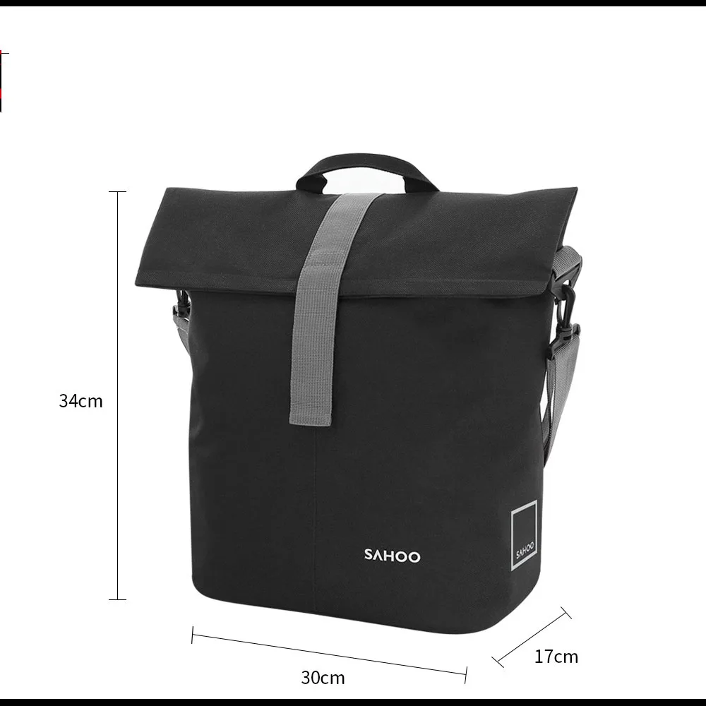 Cycling Bag Bicycle Bike Rear Seat Trunk Bag Waterproof Storage Bicycle Bag Large Capacity Panniers Reflective Rear Bag