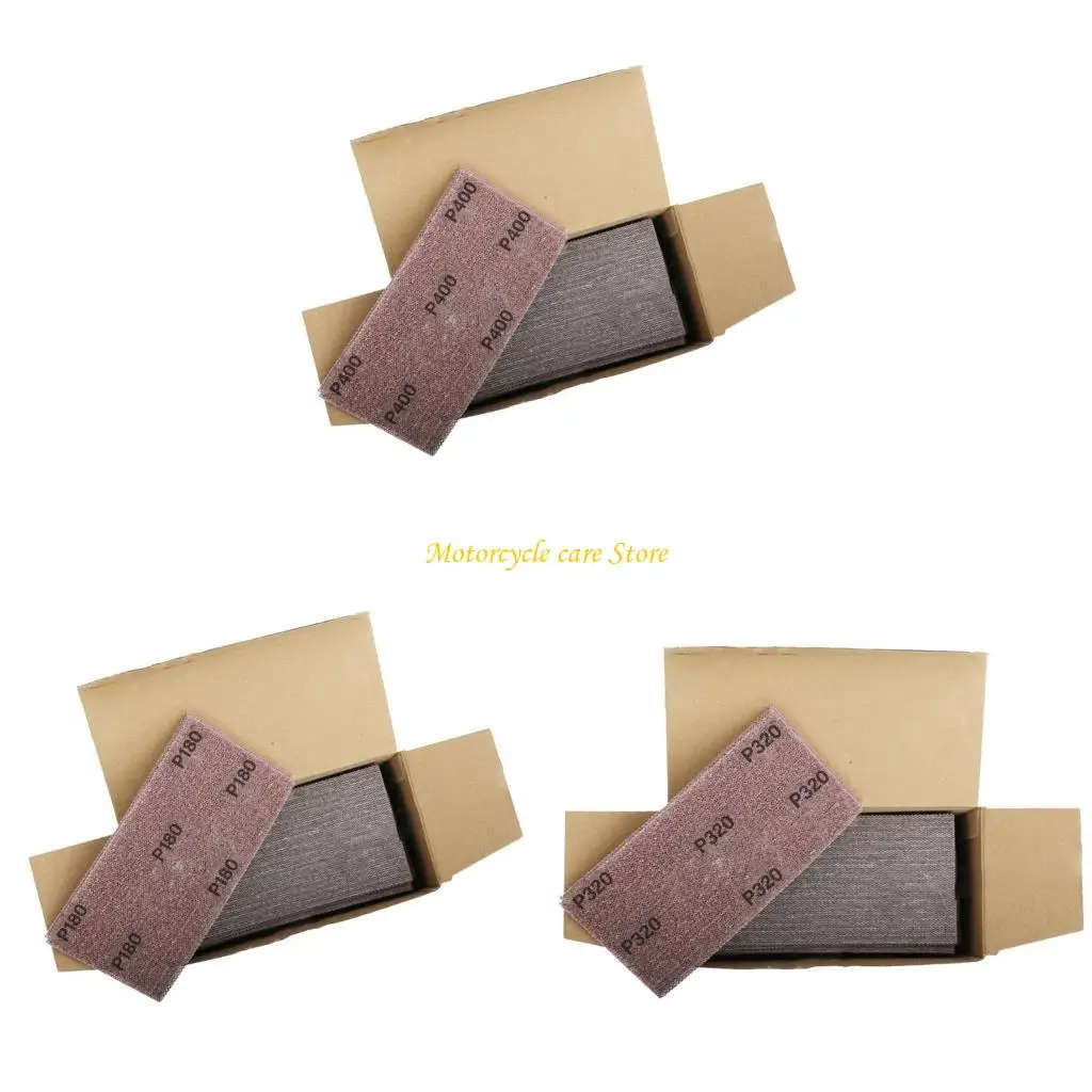 

U75F Пакет из 50 гибких листов наждачных бумаг сетки.