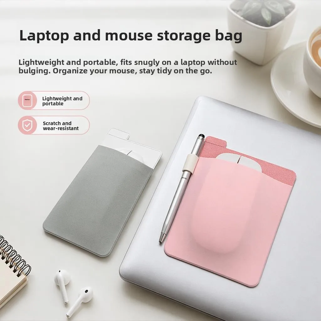 

New Portable Notebook Mouse Storage Bag Multi-Hole Position Mobile Hard Disk Organization Pouch Digital Accessories Bag