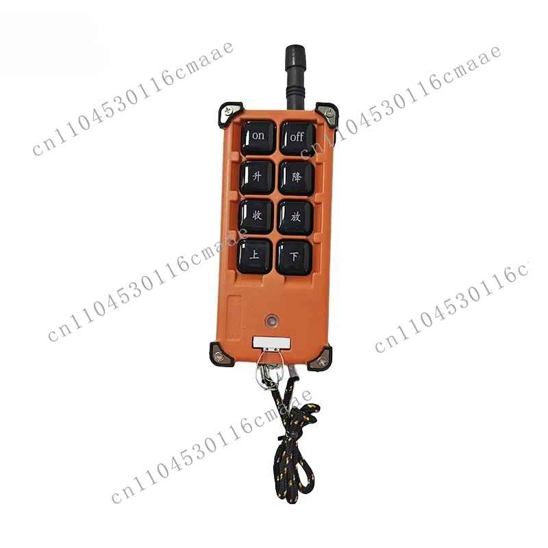 Truck Crane Wireless Remote Control 500M Range Rechargeable Battery Waterproof Design for Industrial Use-Metal Plastic