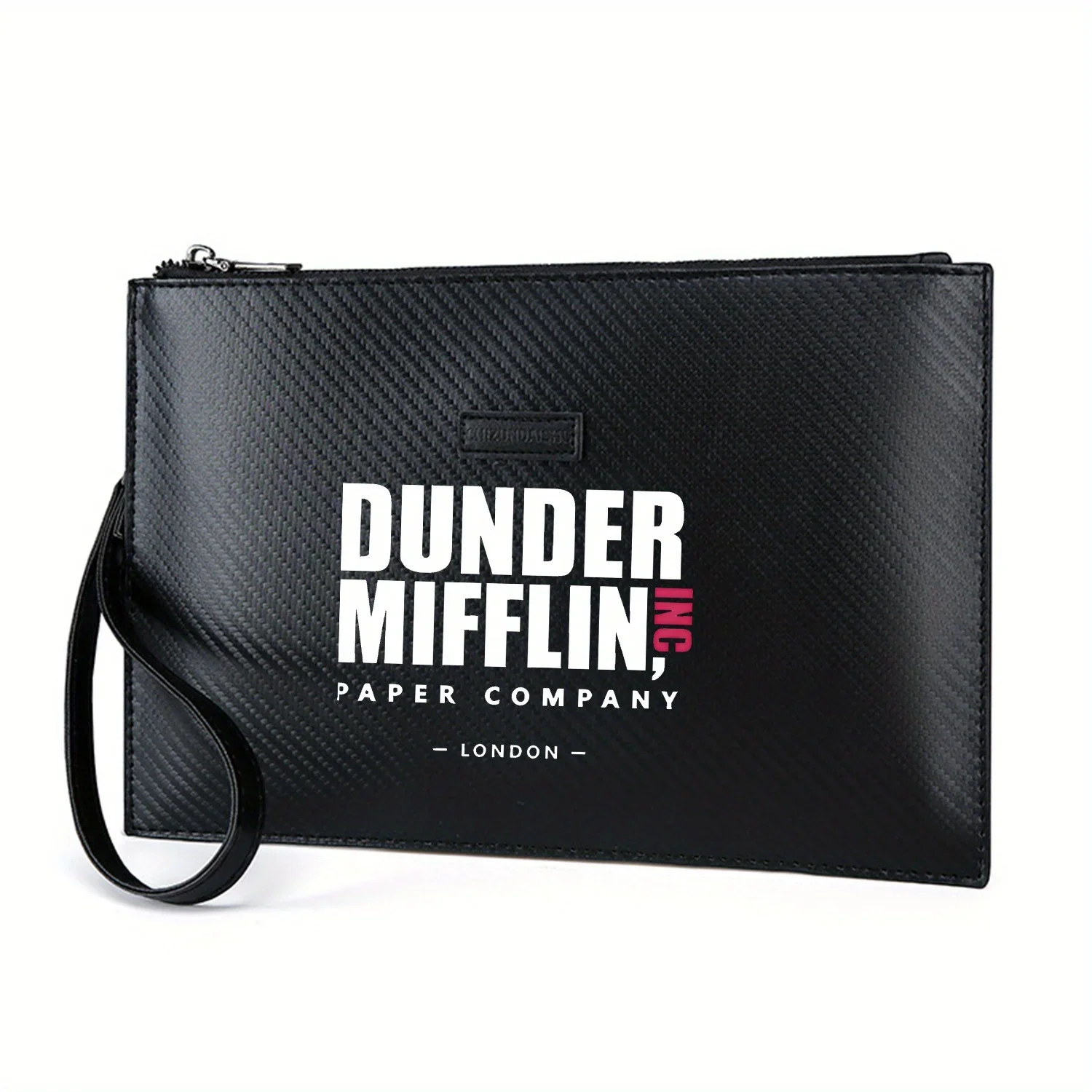 

Dunder Mifflin Paper Company London Элегантная мужская сумка из искусственной кожи с принтом, модная и практичная для повседневной носки