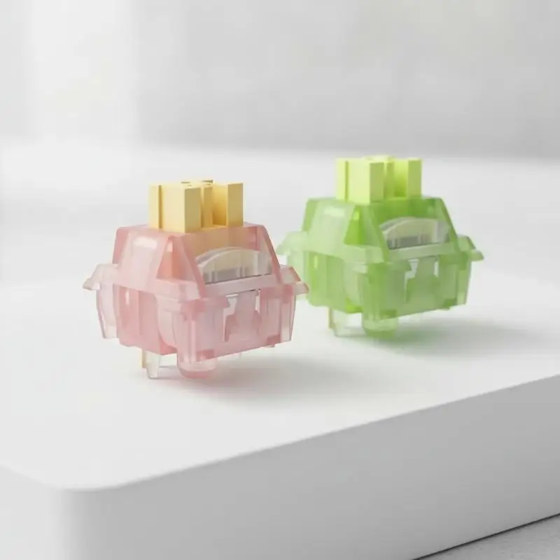 10Pcs Outemu Silent Switch Peach V3 Switch Mute Lemon Switches Hot Swap Quiet Mechanical Keyboard Linear Tactile 5Pin POM