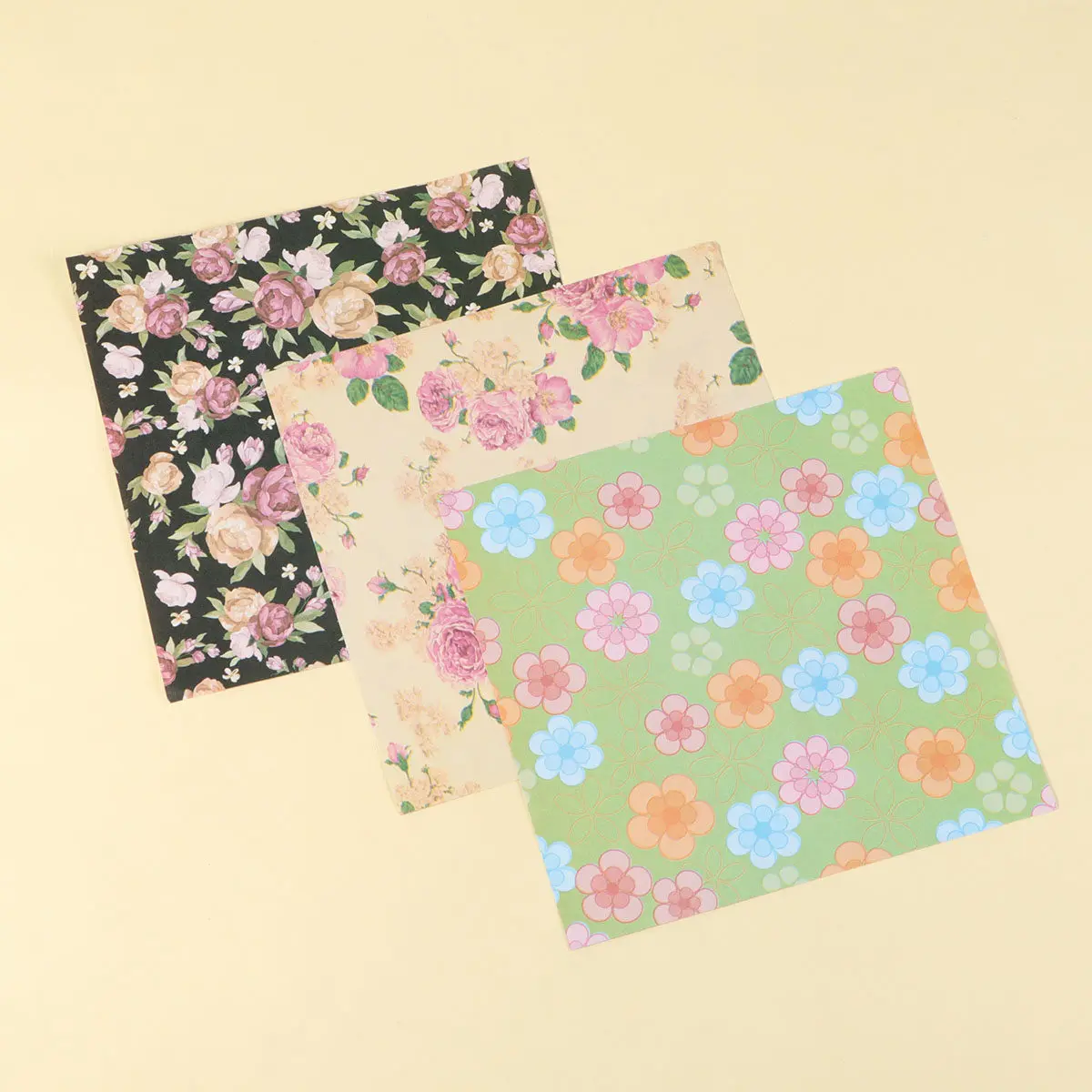 

120pcs Colorful Origami Paper Single-Sided Printed Square Folding Sheets For Kids Diy Craft Art Projects Party Decoration School