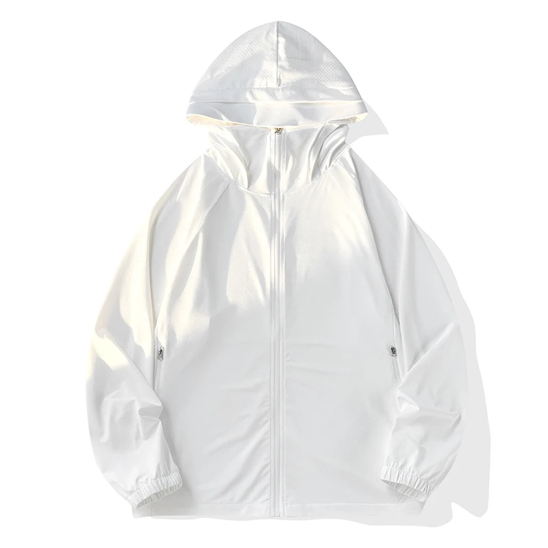 

Beach Sunscreen Windbreaker 2024 Men's Summer UV-resistant Breathable Lightweight Sunscreen Clothing Outdoor Cycling Jacket