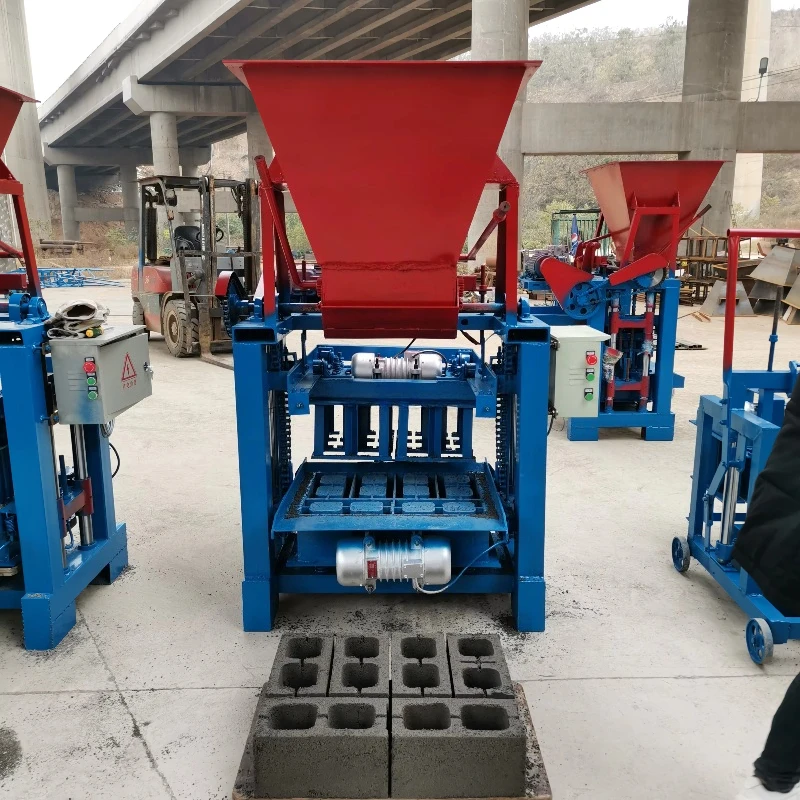 Diesel Hydraulic Semi Automatic Block Forming Machine Strong Pressing Force For High Density Interlocking Bricks For Roads