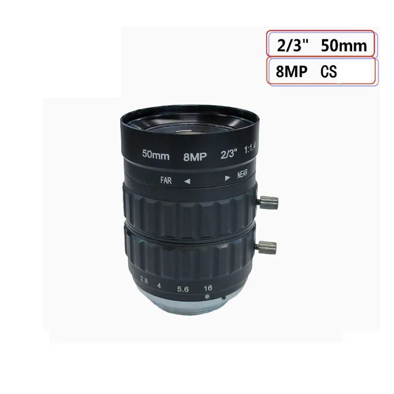 8MP CS Mount 50mm FA LENS 2/3