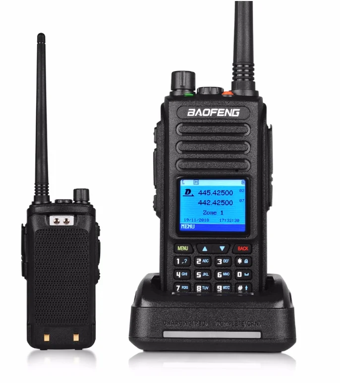 

Baofeng Dual Band Portable Dmr Bf DM-1702 GPS SMS Two Way Radio Intercom Transceiver Message Digital Walkie Talkie Long Range