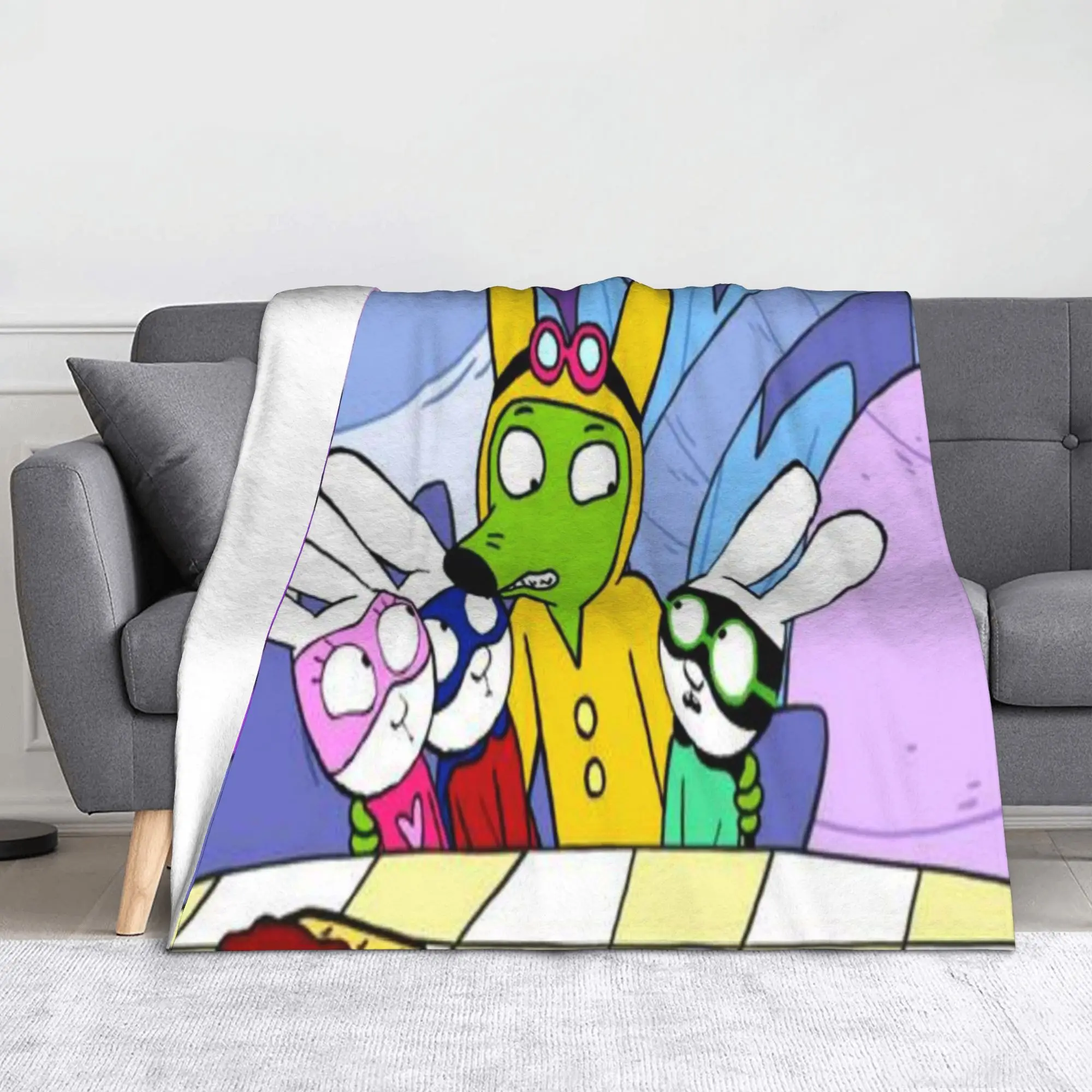 Simon Super Rabbit Gift Blanket For Men Women Ultra Soft  Throw Blankets for Couch 50x60 Inches Multi-size