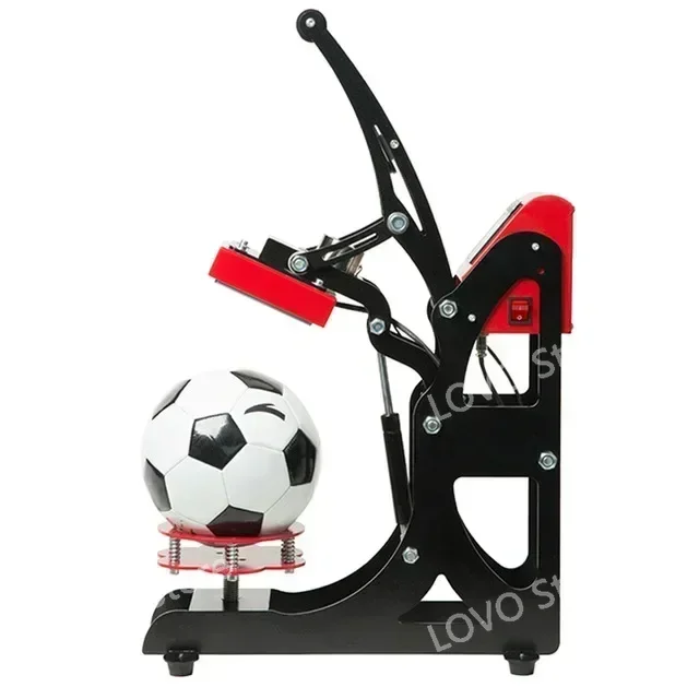 Sports Ball Heat Press Machine Auto Open   Transfer  For Football Basketball Volleyball Logo Printing 