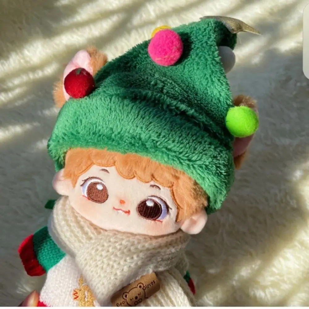 Moda natal 20cm algodão boneca roupas diy brinquedo presente boneca roupas decoração colorido bonito boneca acessórios boneca bjd