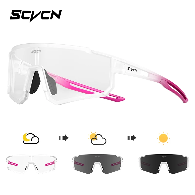 SCVCN Sport Sunglasses Pink 9