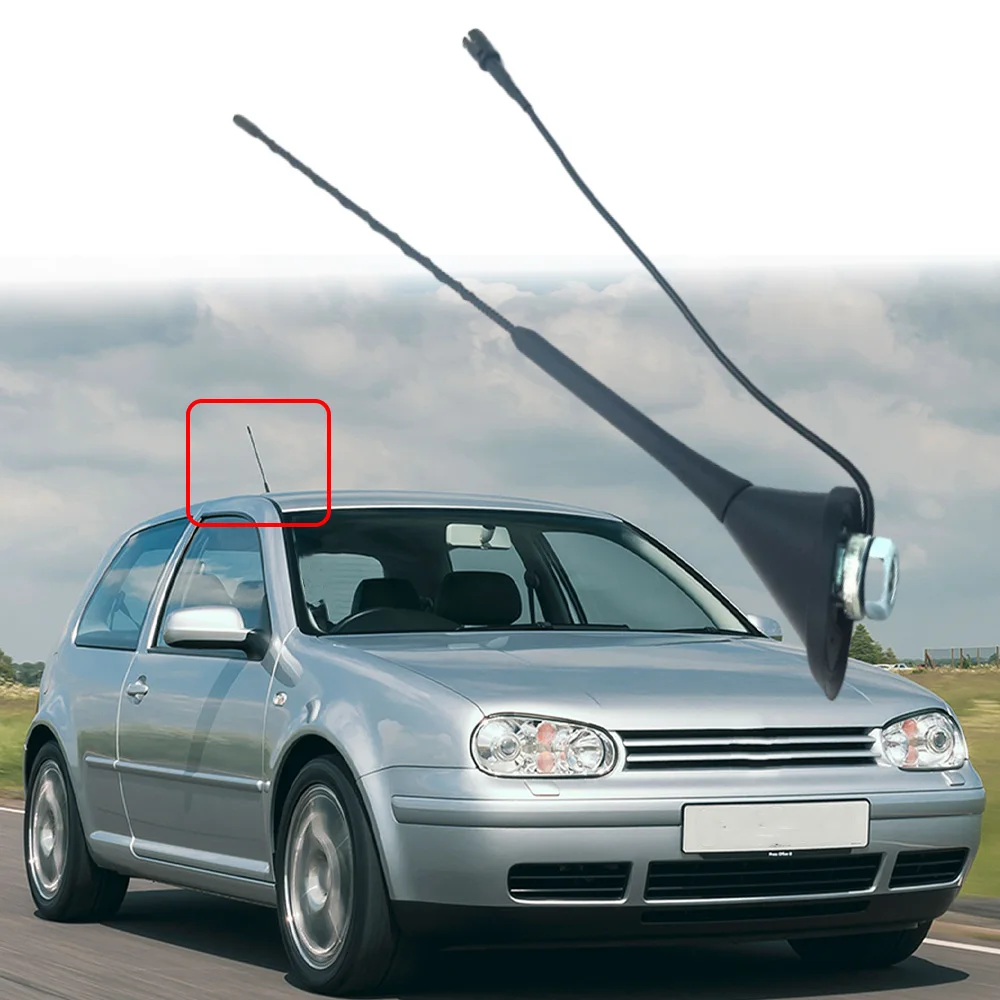 1Zestaw anten samochodowych FM na dach samochodowy Wzmacniacz sygnału anteny samochodowej FM dla VW dla Golf dla Jetta dla BORA dla New Beetle