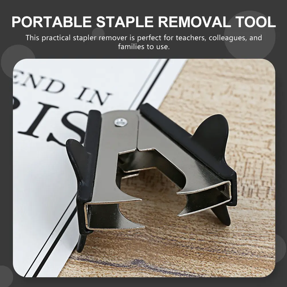8Pcs Staple Remover Compact Portable Staple Removing Tool Light Easy to Carry Non-Damaging Paper Stapler Remover for Work Study