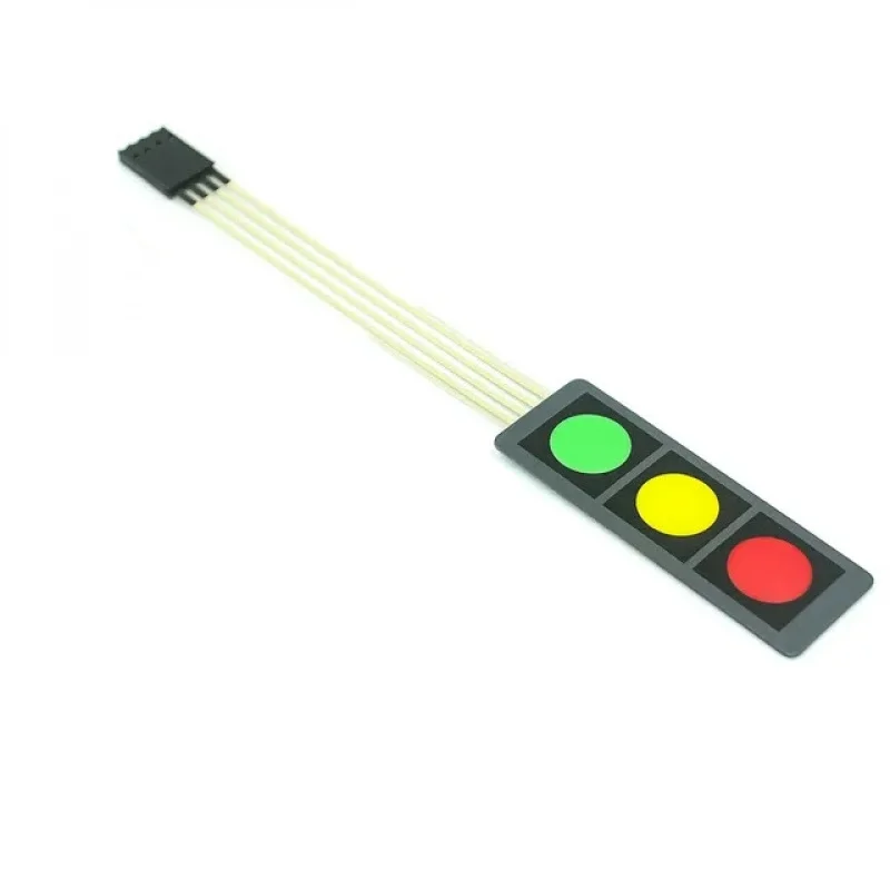 Panel de interruptor de membrana, botón, modificación de coche, luz de coche DIYHorn, 1 tecla/2 teclas/3 teclas/4 teclas, extensión