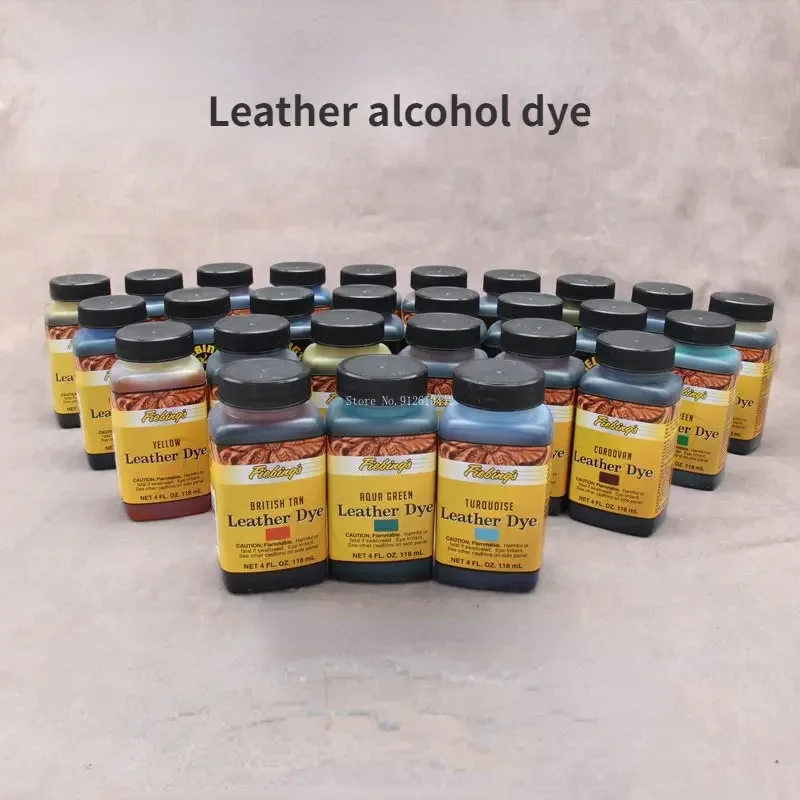 118ml Skin Carving Process Alcohol Dyeing Material Leather Surface Dyeing Agent DIY Plant-tanned Leather Surface Water Based Dye