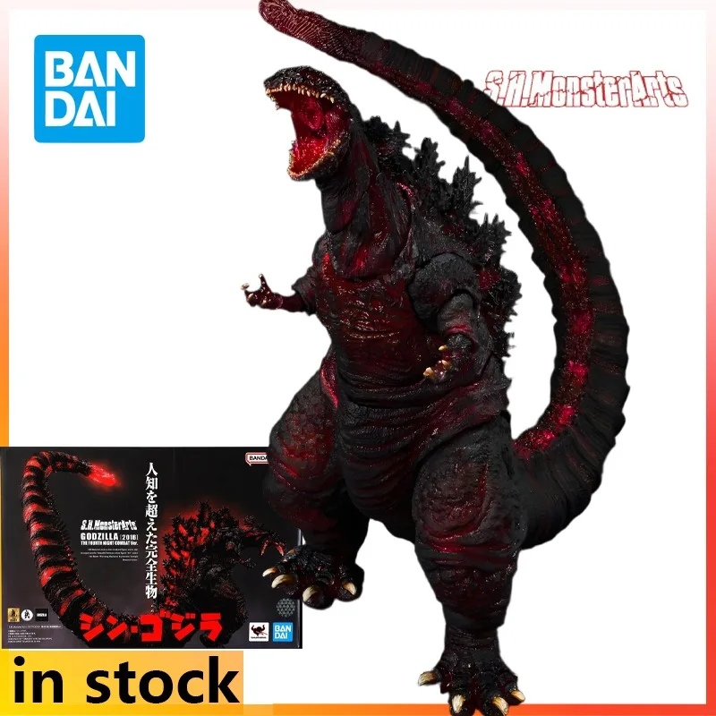Bandai S.H.MonsterArts Series Godzilla (2016) Fourth Form (Night Battle Ver.) Anime Action Figure Model Toy Model Gifts for Boys