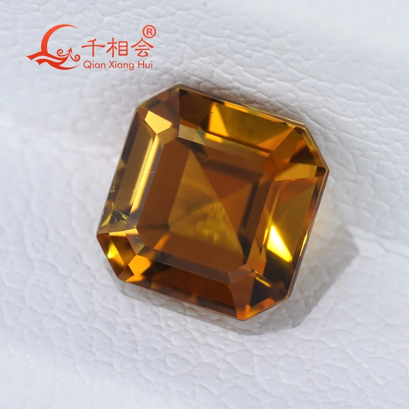 1.19ct Octagonal shape Natural Rubellite Tourmaline Vivid Yellow color stone Decoration Gifts Loose Gemstone GRC certificated