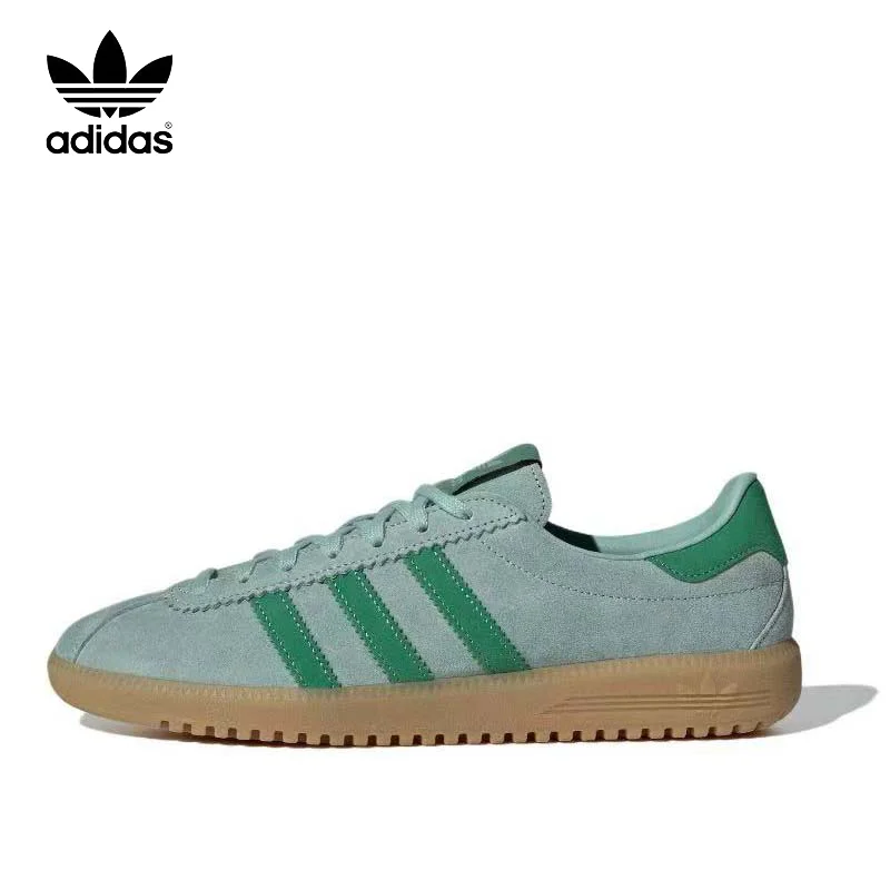 

Adidas Originals Bermmuda Non slip Lightweight Low cut Board Shoes for Women, Light Green