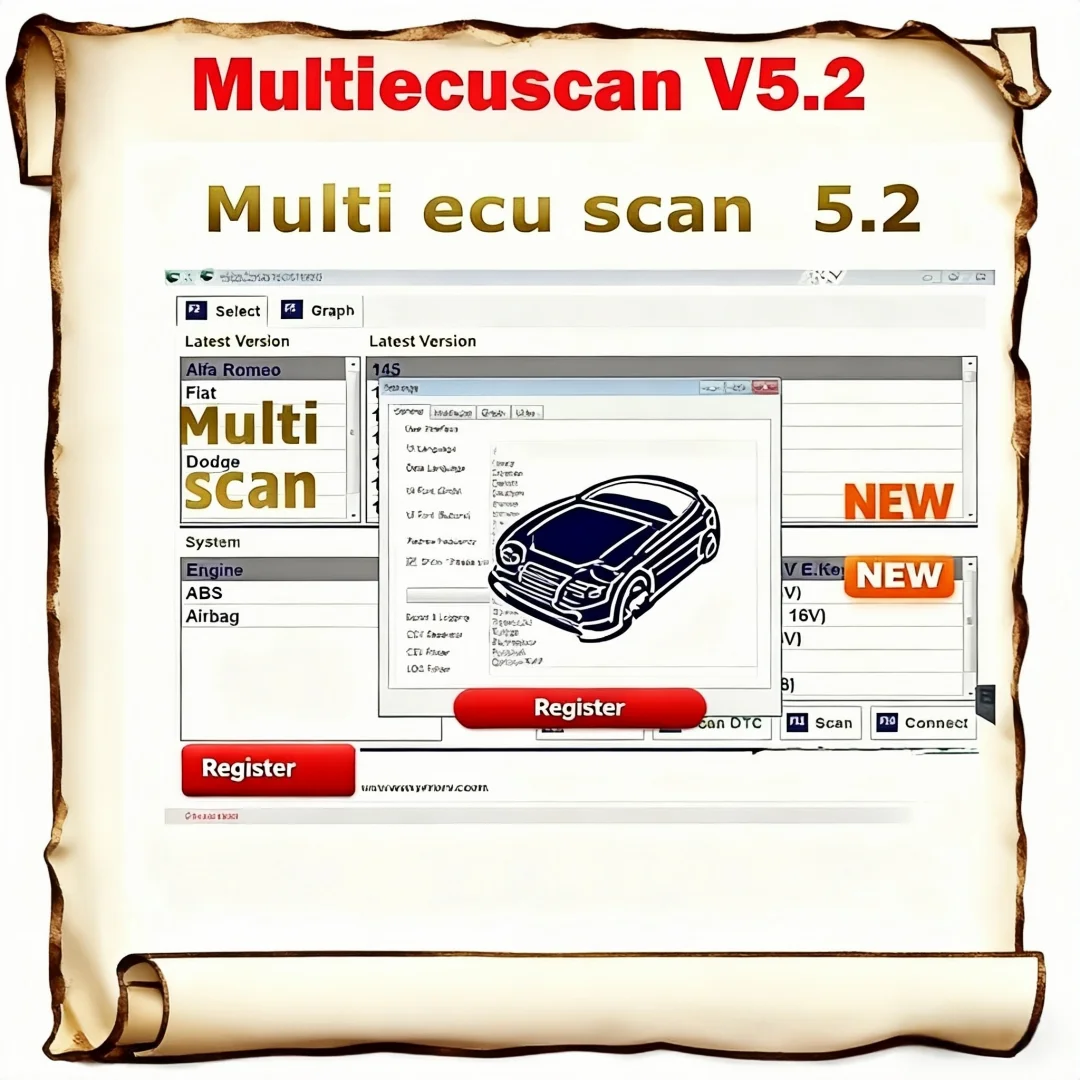 

Последняя версия Multiecuscan 5.2 2025 года для программного обеспечения Fiat Multiecuscan V5.0 для программного обеспечения сканера Fiat/Chrysler/Dodge/Jeep/Suzuki