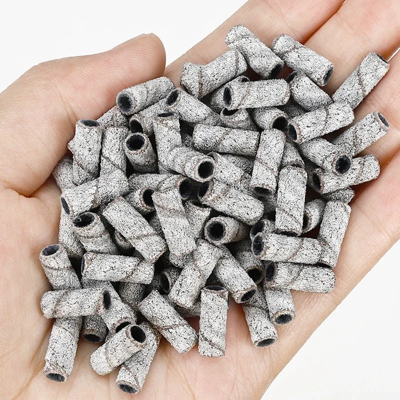 3.1mm Nagel Schuurbanden-80/120/180/240 Grit Mini Nail Boor Elektrische Nagelvijl accessoire Polijsten Nagels Accessoire Tool