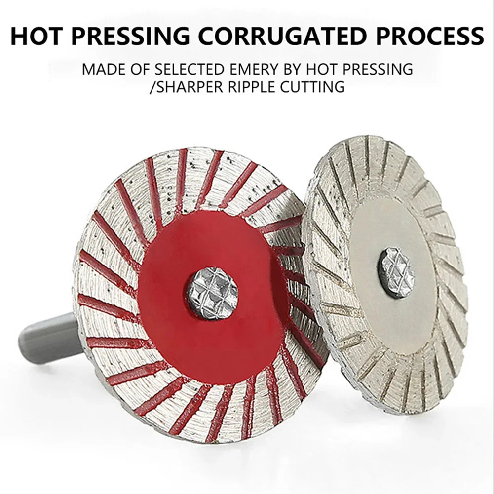 

6mm Diamond Cutting Circular Saw Blade Set Cutting Rotory Tool Cutting Discs With Mandrel For Dretttmel Drill Wood Metal Stone