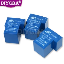 5PCS High-Quality Relay SLA-05 09 24 12VDC-SL-A 4PIN 5Pin 5V 9V 24V 12V SLA-05VDC-SL-A SLA-09VDC-SL-A SLA-12VDC-SL-A