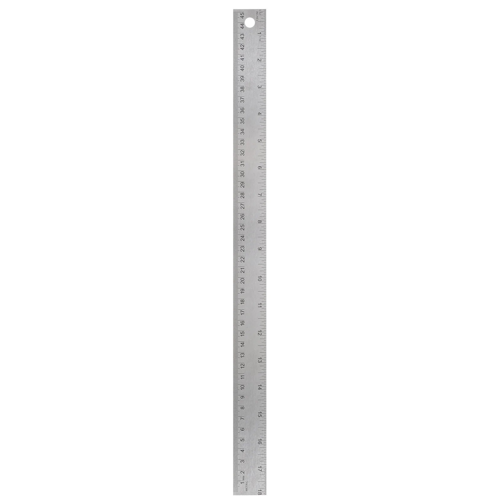 Stainless Steel Cork Ruler Metal Straight Drawing Woodworking Measuring Rulers for Kids Student School