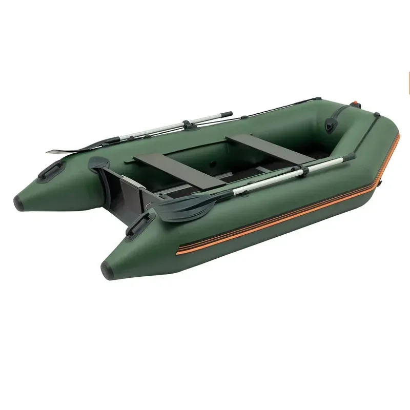 Style Outdoor Inflatable Air Boat 4 Persons Fishing Kayak Raft Sport Boat for Adults With Paddles Air Pump Carry Bag