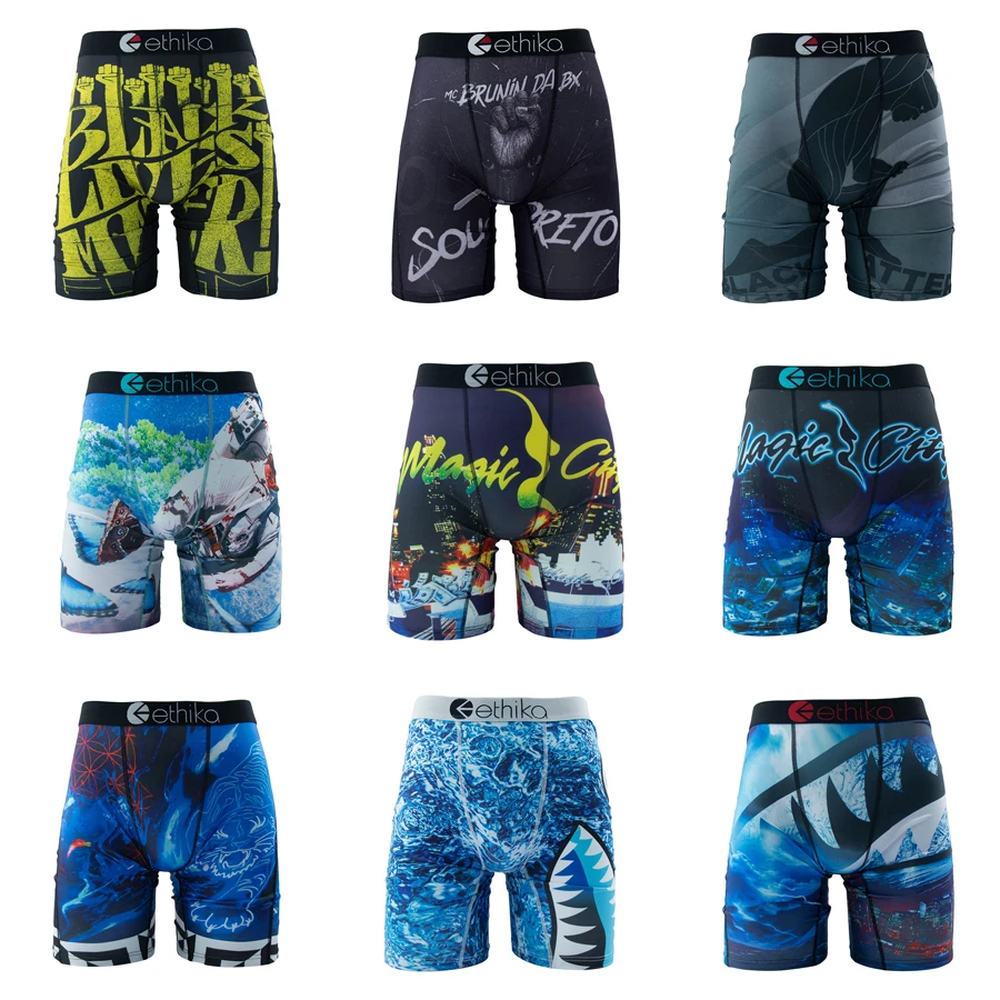 

ETHIKA мужское нижнее белье боксеры 1 шт. дышащие сетчатые мужские трусы для плавания размера плюс L-3XL мужские трусы мужские боксеры трусы