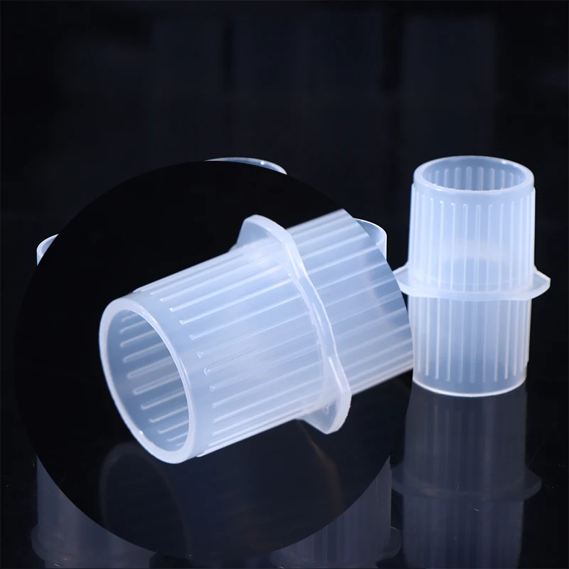 15mm to 22mm Anesthesia Breathing Circuit Corrugated System Straight Connector for Veterinary Use PP Material