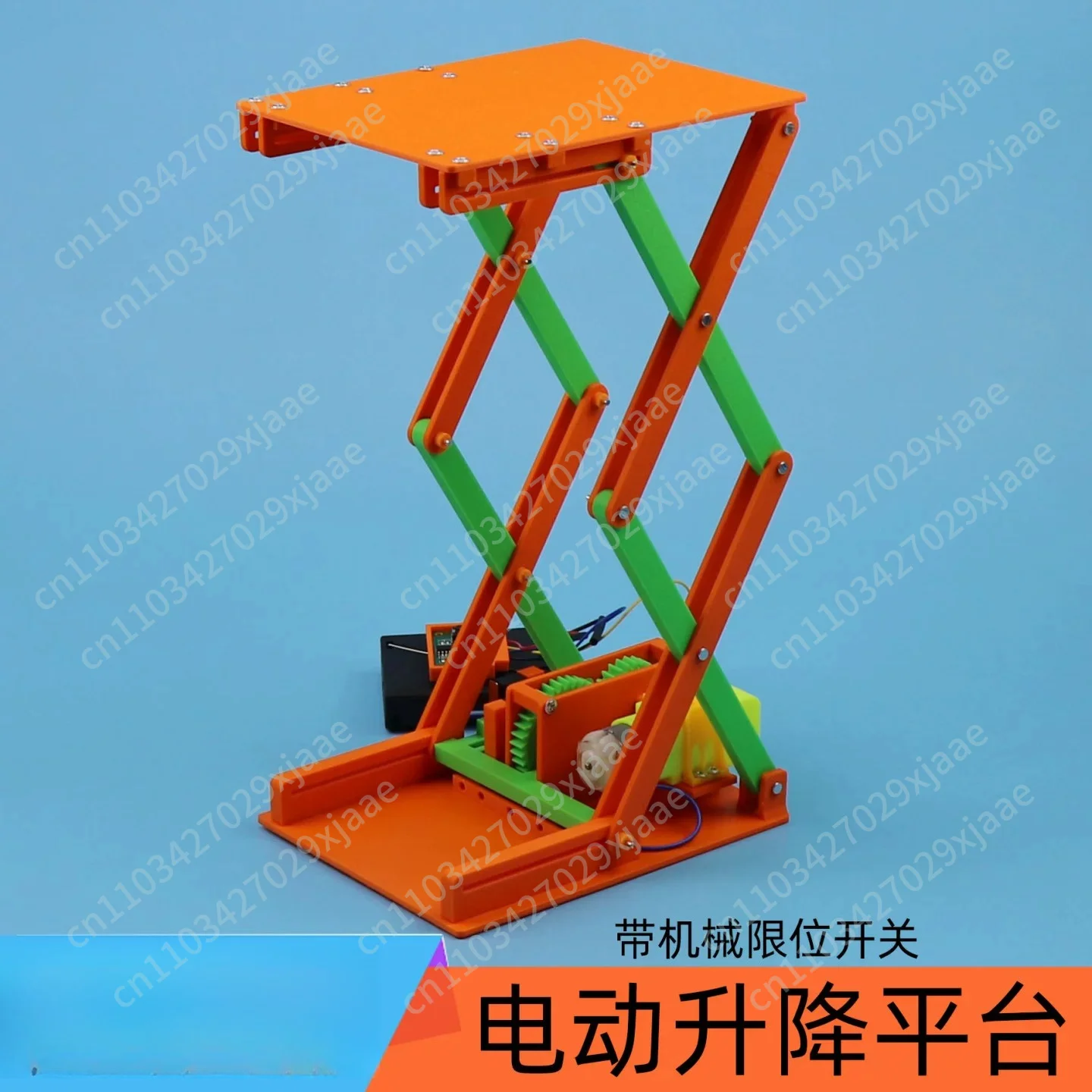 Mechanical Model Kit for Learning And Fun DIY Electric Lift Platform Handmade Tech Craft Creative