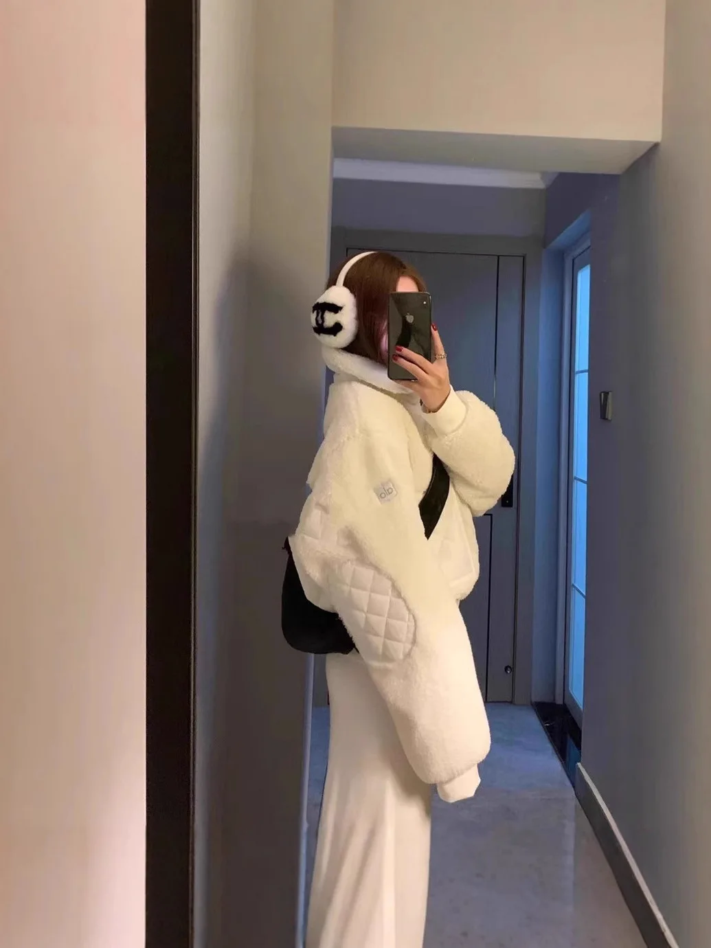 

Jisoo ort Zipper Lamb Fur Jaet Women's Warm Thiened Particle Velvet Bread Coat Korean Sle Straight Tube Long Sve