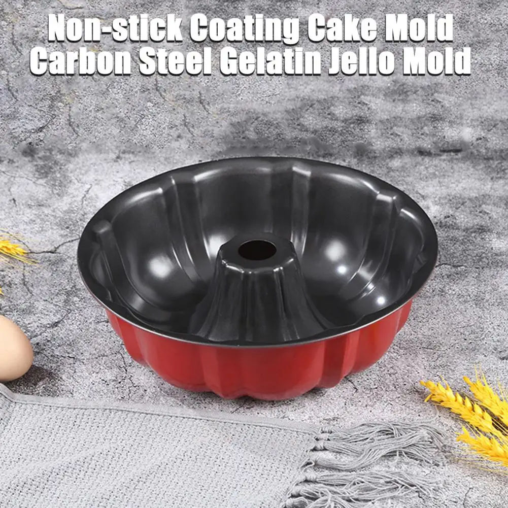 Non-Stick Cake Mold 9.5 Inch Round Carbon Steel Fluted Tube Pan For Pound Cakes Baking Mold Bakeware With Classic Shape 케이크 몰드