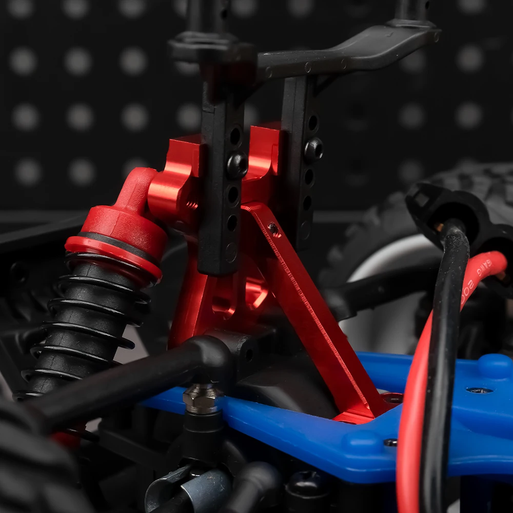 YEAHRUN Front Rear Shock Absorber Shock Tower Brackets for 1/18 Rc Car latrax teton Upgrade Parts
