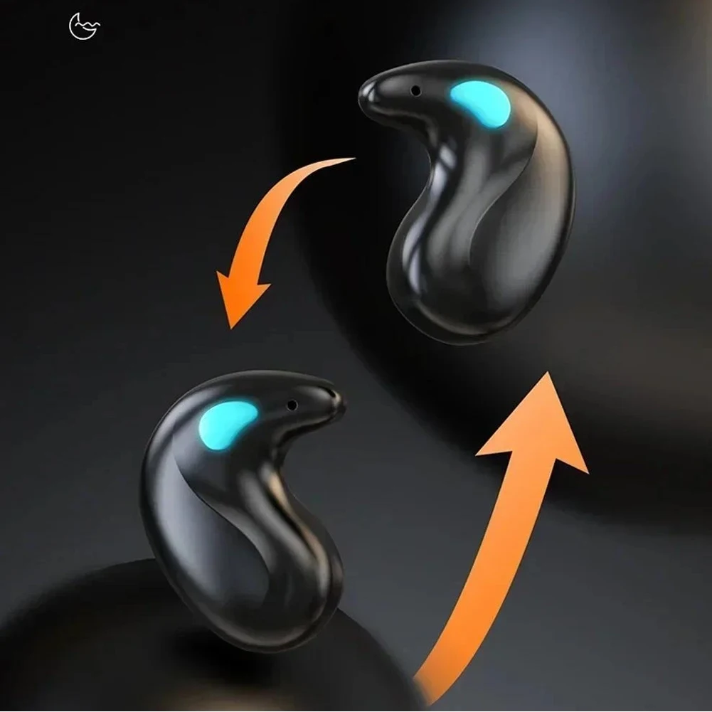 Bluetooth-Compatible 5.3 Stereo Headphones Touch Control Sense-Free Micro Sleep Earbuds for Running Fitness Learning Accessories