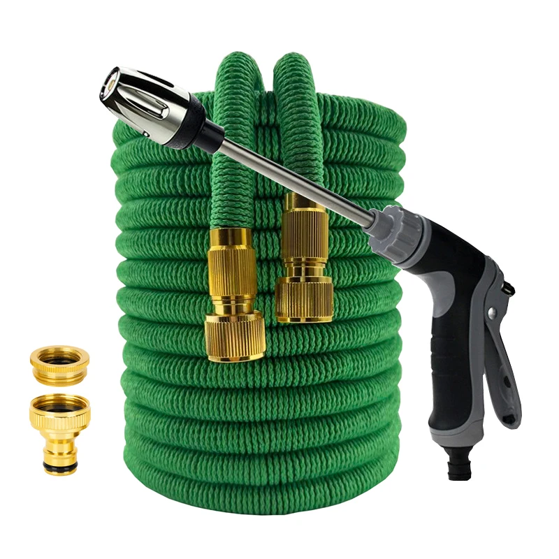 

Высококачественный гибкий расширяемый садовый шланг, насадка высокого давления, длинный стержень, пистолет для чистки, шланг для мойки автомобиля, садовый шланг