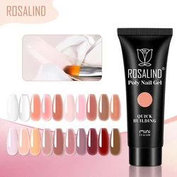 ROSALIND Jelly Poly Extension Gel per unghie vernici ibride semipermanenti Gel smalto per unghie Top Base Coat 30/60ml liquido acrilico